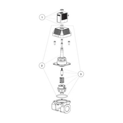 6221型伺服控制的二位二通活塞阀 burkert