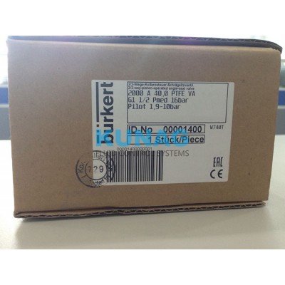 001400 burkert 角座阀 口径DN40不锈钢阀体