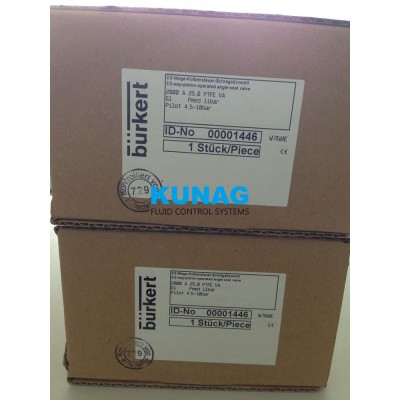 001446 宝德角座阀 DN25 不锈钢阀体burkert