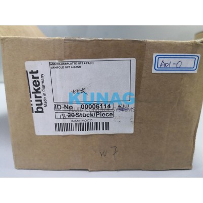 006114 burkert 四阀底板 集成底座 阀门