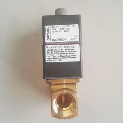 026207 burkert  0263型气动膜片阀-黄铜