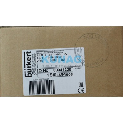 041228 常闭型黄铜电磁阀 burkert 0331型