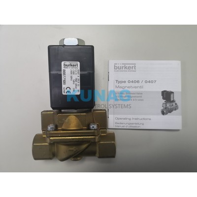 077908 burkert 0407常闭型电磁阀-DN20