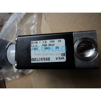 124940 burkert 0330-3通T功能型电磁阀