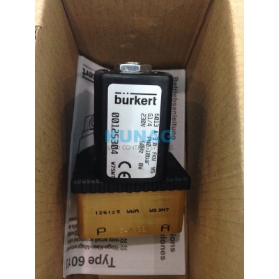 125304 burkert 6013 常闭型电磁阀-DN3