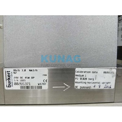 265371 德国宝德 质量流量控制器8626型