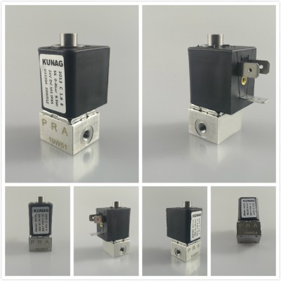 三通不锈钢电磁阀 3012 6012型 耐腐蚀M5 G1/8